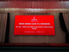 Màn hình LED P3 trong nhà – Nhà Văn hóa Đồng Tháp