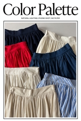 Jacquine Maxi Linen Skirt