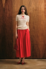 Jacquine Maxi Linen Skirt