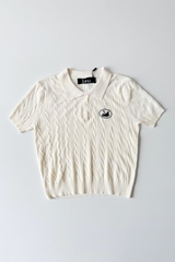 Lana Knit 24 Polo Top