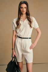 Lana Knit 24 Polo Top