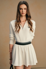 Floren Knit Polo Top