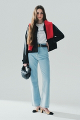 Cannes Leather Crop Jacket