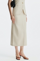 Claire Linen Skirt