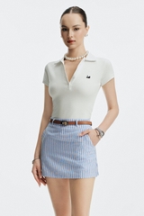 Clara Linen Mini Skirt