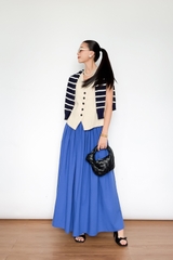 Jacquine Maxi Linen Skirt