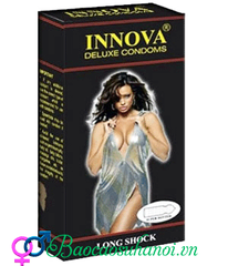 Bao Cao Su Innova Màu Đen Long Shock Hộp 12 Chiếc Chính Hãng