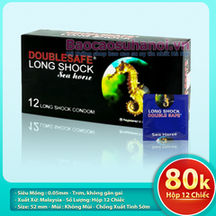 Bao Cao Su Cá Ngựa Doublesafe Long Shock Sea Horse