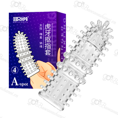 Bao Cao Su Đôn Dên Ngón Tay Có Gai Và Bi Hộp 1 Chiếc