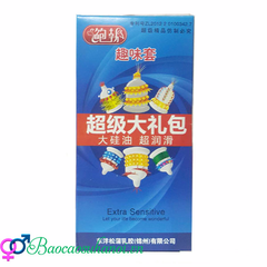 Bao Cao Su Extra Sensitive Gân Gai Bi Khủng Hộp 6 Chiếc