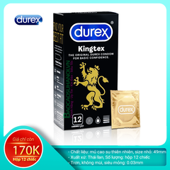 Bao Cao Su Durex Kingtex Size Nhỏ