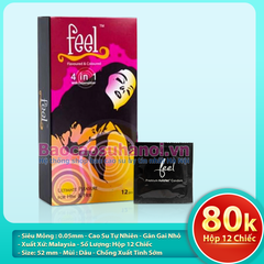 Bao Cao Su Feel 4 in 1 Chống Xuất Tinh Sớm