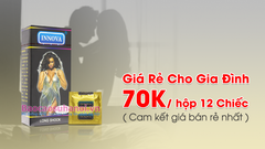 Bao Cao Su Innova Màu Đen Long Shock Hộp 12 Chiếc Chính Hãng