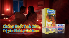 Bao Cao Su Innova Long Shock Màu Vàng Dotted & Ribbed Hộp 12 Chiếc