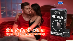 Bao Cao Su OLO Melola Mã M49GSt Size Nhỏ 49mm Gân Gai Chống Xuất Tinh Sớm Hương Dâu Hộp 12 Chiếc