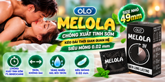 Bao Cao Su Melola Mã M49TMi Size Nhỏ 49mm, Trơn Siêu Mỏng, Chống Xuất Tinh Sớm Hương Bạc Hà Hộp 12 Chiếc