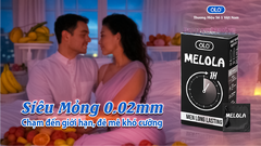 Bao Cao Su OLO Melola Mã M52TBa Size 52mm,Trơn Siêu Mỏng, Chống Xuất Tinh Sớm, hương Chuối Hộp 12 Chiếc
