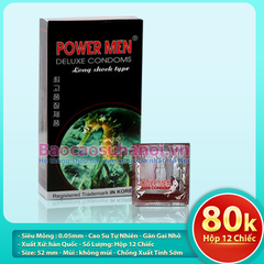 Bao Cao Su Power Men Cá Ngựa Long Shock Type