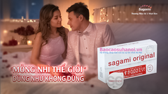Bao Cao Su Sagami original 0.02mm Siêu Mỏng Non Latex Hộp 6 Chiếc