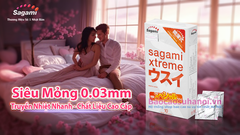 Bao Cao Su Sagami Xtreme Super Thin Siêu Mỏng