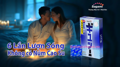 Bao Cao Su Sagami Six Fit V Tight Fit Ôm Sát, Lượn Sóng