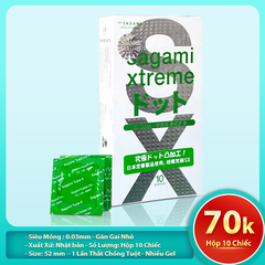 Bao Cao Su Sagami Type E White Box Gân Gai Nhỏ