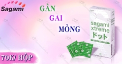 Bao Cao Su Sagami Type E White Box Gân Gai Nhỏ