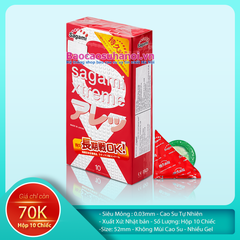 Bao Cao Su Sagami Xtreme Feel Long gân gai