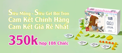 Bao Cao Su SLM 001 Siêu Mỏng Nhiều Gel Hộp 108 Chiếc Nội Địa Trung