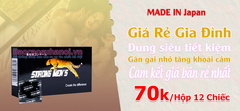 Bao Cao Su Strong Men's Gân Gai Nhật Bản