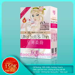 Bao Cao Su Ultra Soft Thin Nội Địa Trung Quốc Hình Cô Gái Hộp 100 Chiếc