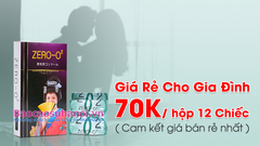 Bao Cao Su Zero O2 Siêu Mỏng Nhật Bản