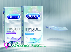 BAO CAO SU DUREX INVISIBLE SIÊU MỎNG MÀU TRẮNG CHÍNH HÃNG