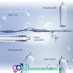 BAO CAO SU DUREX INVISIBLE SIÊU MỎNG MÀU TRẮNG CHÍNH HÃNG