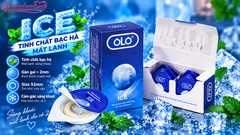 Bao Cao Su OLO ICE Tinh Chất Bạc Hà Mát Lạnh Hộp 8 Chiếc