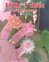 Bộ 3 Vòng Silicon Đeo Dương Vật Có Bi Cho Nam Siêu Mềm, Chống Tuột Mẫu Mới