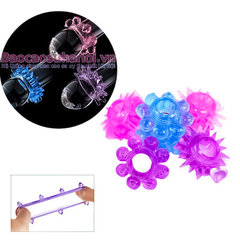 Bộ 3 Vòng Đeo Dương Vật Silicon Penis Ring Màu Sắc Chống Xuất Tinh Sớm Cho Nam