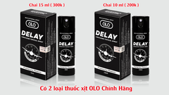 Chai Xịt OLO Delay Lidocaine Spray 10ml Chống Xuất Tinh Sớm Hiệu Quả Nhất