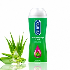 Gel Bôi Trơn Durex Play Massage 2 in 1 Aloe Vera Soothing Lube Nha Đam 200ml