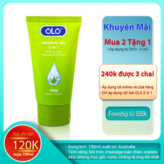 Gel Bôi Trơn OLO Original 3 in 1 Massage và oral sex Cao Cấp