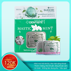 Kẹo Ngậm BJ Phòng The Mastic Mint Chính Hãng Hộp 20 Viên