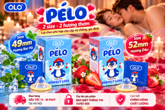 Bao Cao Su OLO PéLo Hương Dâu Size 52mm Hộp 30 Chiếc Cho Gia Đình