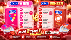 Bao Cao Su OLO Benzen 6 In 1 Gân Gai Nhỏ Size 49mm, Chống Xuất Tinh Sớm Hộp 8 Chiếc