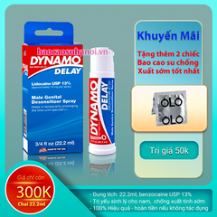 Thuốc Xịt Dynamo Delay Chống Xuất Tinh Sớm