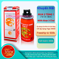 Thuốc Xịt Super Dooz 34000 Spray Dragon chính hãng