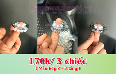 Vòng Đeo Silicon Lông Ngựa Màu Đen 2 Tầng