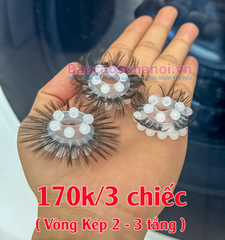 Vòng Đeo Silicon Lông Ngựa Màu Đen 2 Tầng