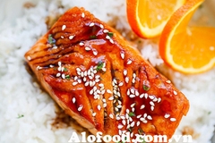 CÁ HỒI SỐT TERIYAKI KIỂU NHẬT THƠM NGON, HẤP DẪN