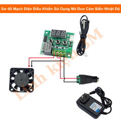 Combo Mạch Điện Điều Khiển Sử Dụng Mô Đun Cảm Biến Nhiệt Độ - Công Nghệ Lớp 8