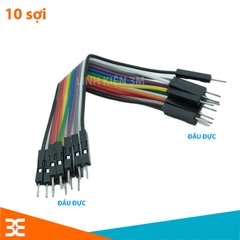 Dây Cắm Test Board 10cm, Dây Đực Đực, Dây Đực Cái, Dây Cái Cái, Dây Nối 7 Màu 10cm